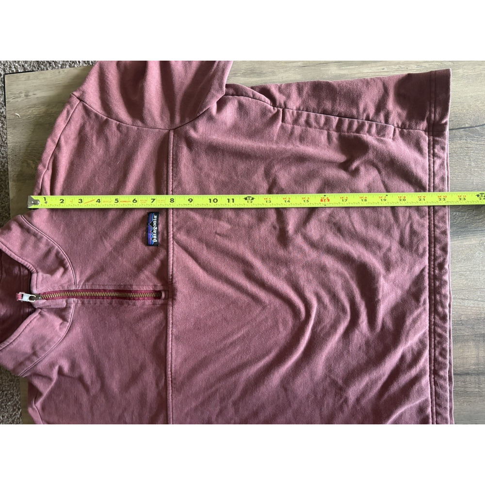 Patagonia Ahnya 1/4 Zip Pullover Women's Large Sequoia Red Outdoor Sweatshirt - Picture 7 of 7
